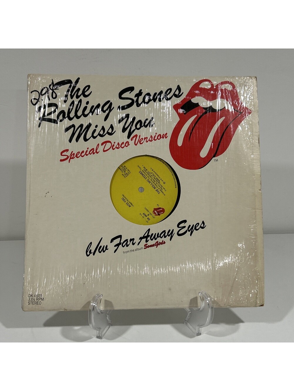 The Rolling Stones - Miss You/ Far Away Eyes Special Disco Version 12" 1978